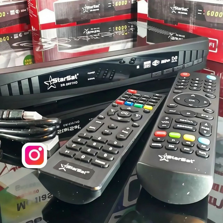 گیرنده دیجیتال استارست مدل SR9991 فول اچ دی با دو عدد ریموت کنترل