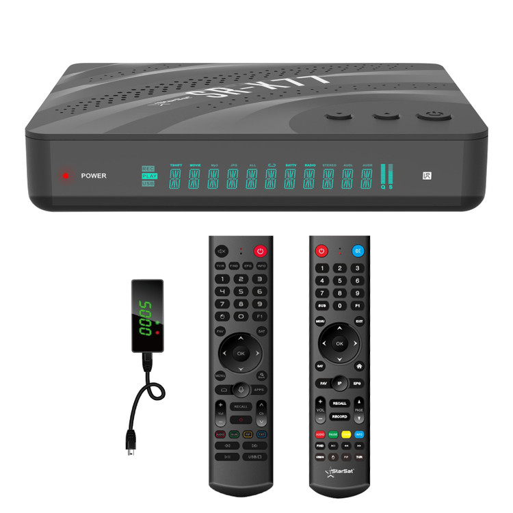 گیرنده دیجیتال استارست SR-X77 اندروید باکس کیفیت تصویر 8k