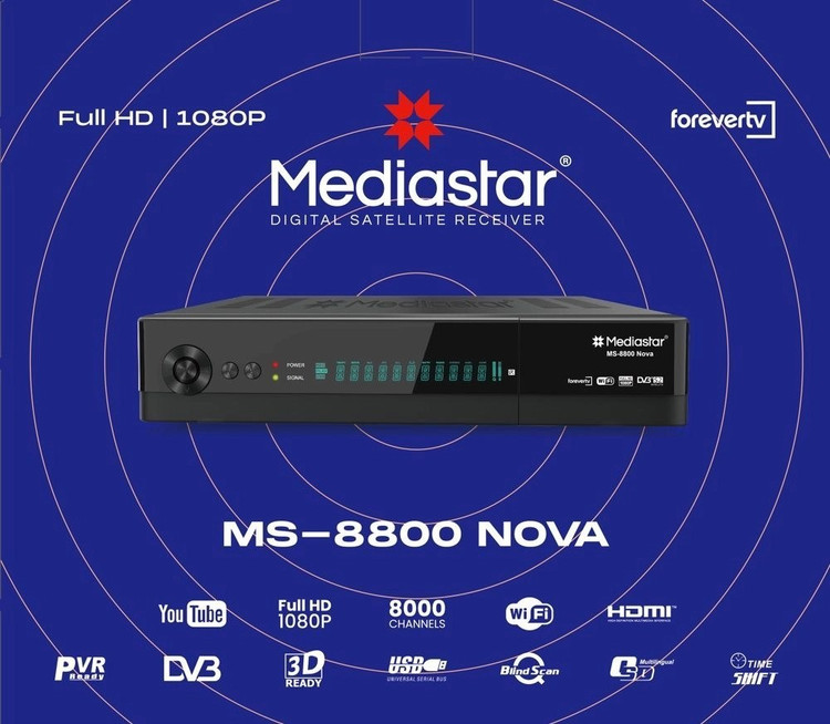 گیرنده دیجیتال مدیا استار مدل MS-8800 Nova
